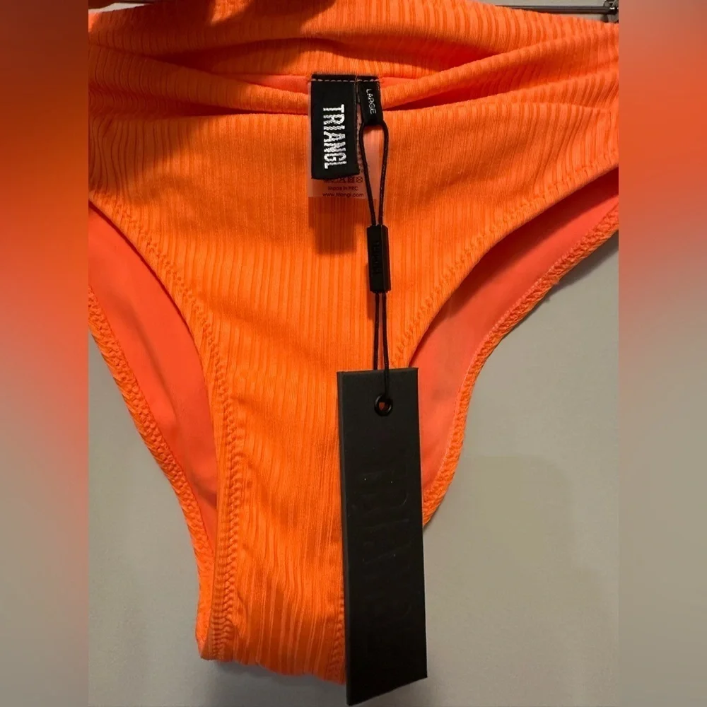 NWT Triangl Bikini Bottom Orange Size L